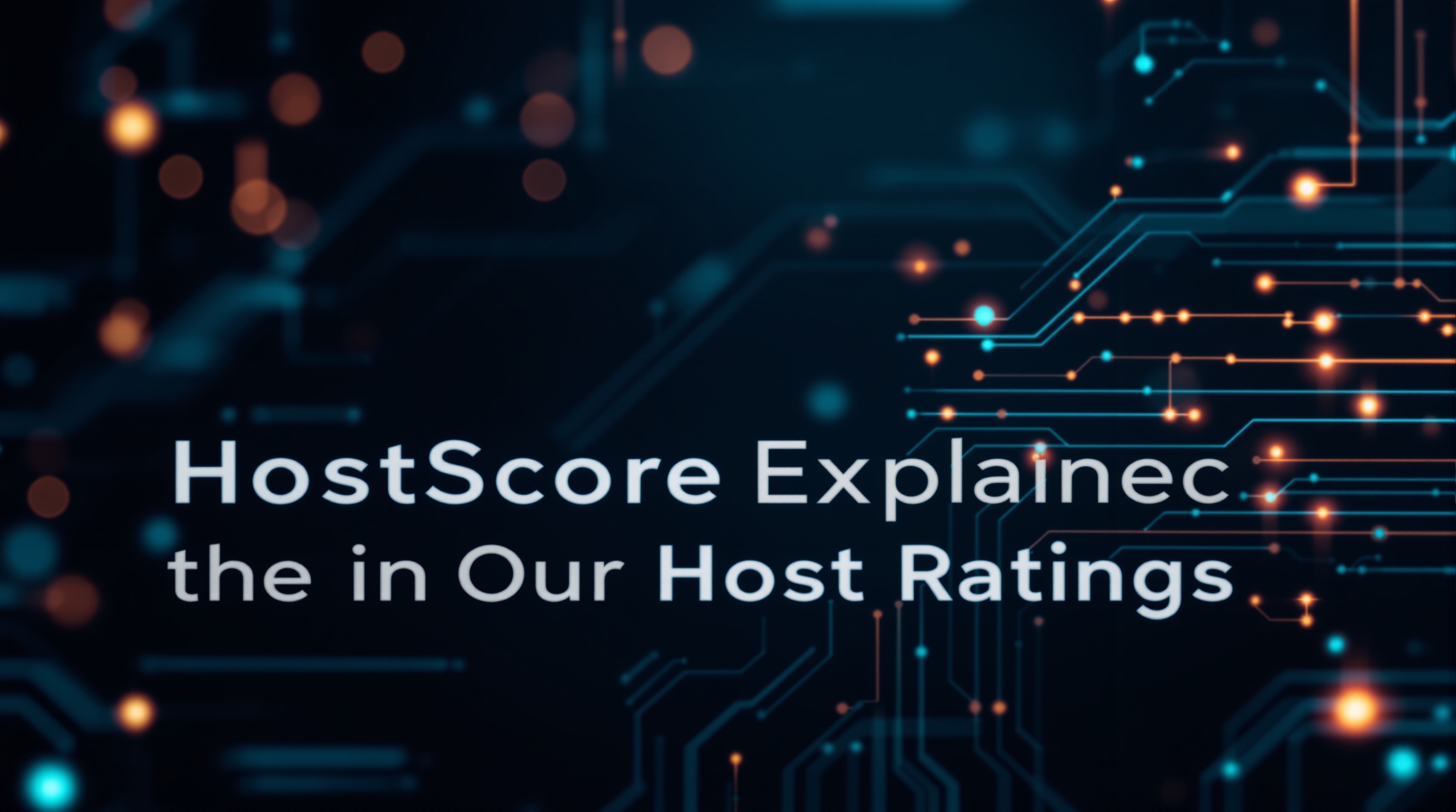 HostScore Explained: The Math Behind Our Host Ratings