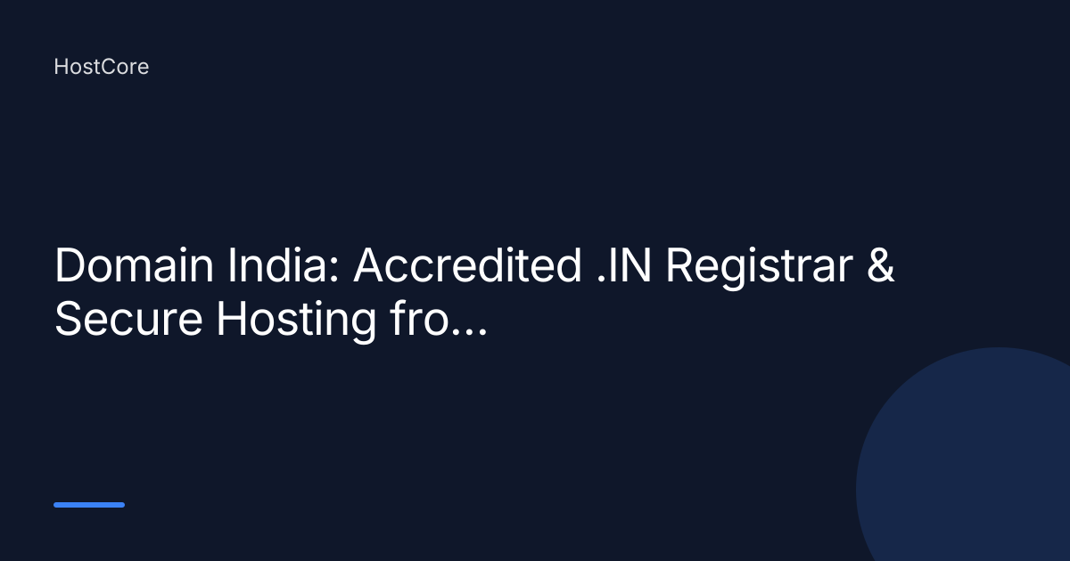 DomainIndia logo
