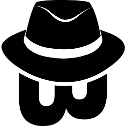 Black.HOST logo